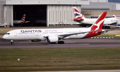 Voo Qantas para os EUA é desviado após passageiro morder comissário de bordo em pleno ar