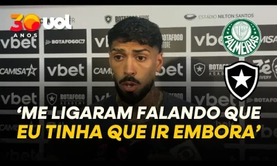 Barboza revela motivos de saída do Botafogo e explica escolha pelo Palmeiras: "Projeto melhor"