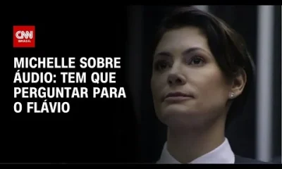 Michelle Bolsonaro defende Ciro Gomes no Ceará e desconversa sobre áudio de Flávio Bolsonaro com ex-banqueiro