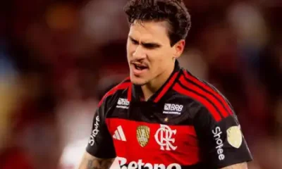 Técnico do Flamengo compara Pedro a Berbatov e lamenta ausência do atacante na Seleção Brasileira