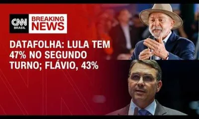 Pesquisa Datafolha: Lula amplia vantagem sobre Flávio Bolsonaro em cenário de segundo turno