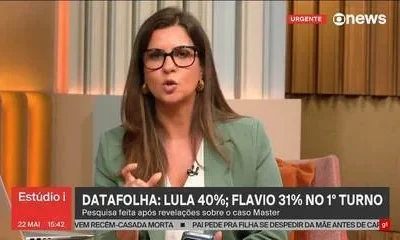 Datafolha: Lula lidera contra Flávio Bolsonaro em 2º turno; Michelle Bolsonaro surge como alternativa