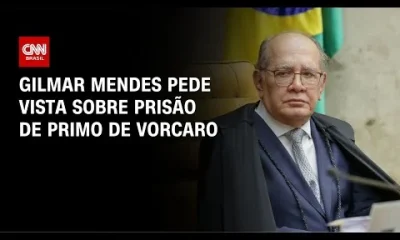 Gilmar Mendes pede vista e suspende julgamento de prisão de pai de dono do Banco Master