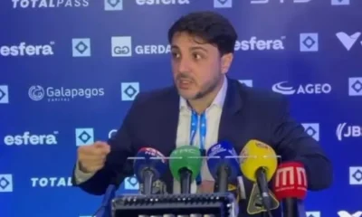 Pré-candidato do Missão, Renan Santos, critica Pablo Marçal, Lula e Bolsonaro em evento no Guarujá