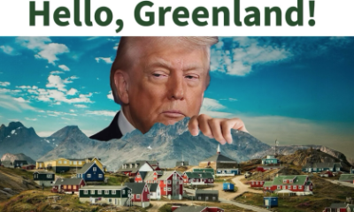 Trump divulga montagem "segurando" a Groenlândia e reforça desejo de aquisição da ilha