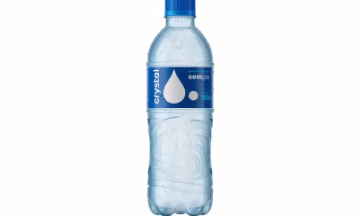 Anvisa ordena recall de lote de água Crystal com bactéria Pseudomonas aeruginosa em garrafas de 500ml