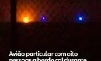 Jato particular com 8 a bordo cai durante decolagem no Maine em meio a tempestade de inverno nos EUA