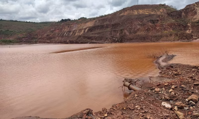 Rio Paraopeba pode ser atingido por lama de vazamento em cava da Vale em Congonhas, Minas Gerais
