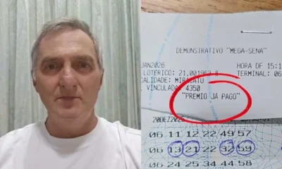 Irmão de Bolsonaro alega que prêmio da Mega da Virada foi sacado indevidamente por terceiro