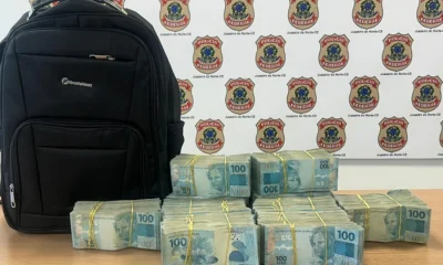 PF apreende R$ 500 mil em espécie com suspeitos de saques milionários e desvio de verbas públicas no Ceará