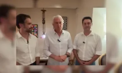 Ronaldo Caiado se filia ao PSD ao lado de Ratinho Jr. e Eduardo Leite, projetando candidatura em 2026