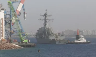 Destróier dos EUA atraca em Israel em meio a tensões com o Irã, reforçando aliança militar