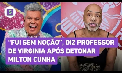 Carlinhos Salgueiro critica Milton Cunha em podcast: "cuspiria com muitos catarros" e depois pede desculpas