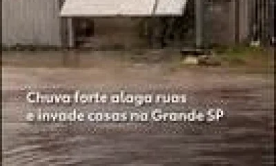 Chuva forte causa estragos na Grande SP: ruas alagadas, casas invadidas e milhares sem energia
