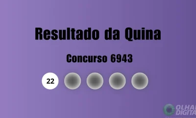 Quina 6943: Acumulou para R$ 3 milhões; veja números sorteados e premiações