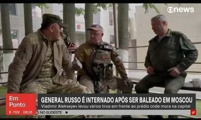 Vice-chefe da inteligência militar russa, Vladimir Alekseyev, é baleado e ferido em ataque em Moscou