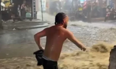 Chuva forte causa enxurradas e alagamentos em comunidades do Rio de Janeiro