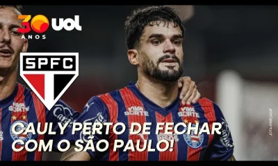 São Paulo avança em negociação e encaminha contratação de meia Cauly do Bahia por empréstimo