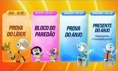 BBB 26: "Bloco do Paredão" movimenta a semana com trocas e eliminação às vésperas do Carnaval
