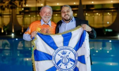 Desfile da Acadêmicos de Niterói homenageia Lula com alas sobre fim da escala 6x1 e "taxação BBB"