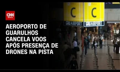 Drones Ilegalmente no Aeroporto de Guarulhos Causam Fechamento de Pista e Afetam 40 Voos