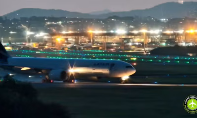 Avião da Latam aborta decolagem em Guarulhos após alerta de superaquecimento em motor; veja vídeo