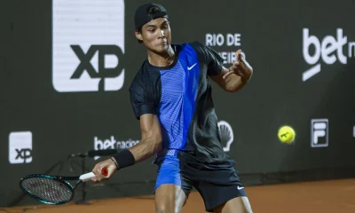 Guto Miguel, 16 anos, empolga em estreia de ATP no Rio Open, mas é superado em 3 sets