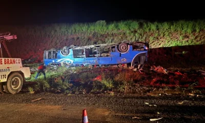 Acidente fatal de ônibus com trabalhadores maranhenses na BR-153 sobe para sete mortos em SP