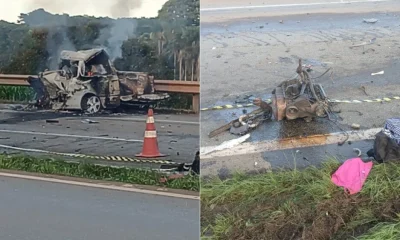 Tragédia na Fernão Dias: Saveiro cruza pista e causa colisão fatal com duas carretas em Lavras, MG