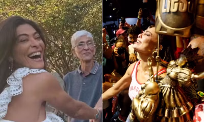 Juliana Paes revela que pedido do pai foi crucial para seu retorno à Viradouro: "Última vez que o vi"