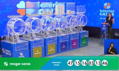 Mega-Sena acumula em R$ 41 milhões; nenhuma aposta acerta as seis dezenas sorteadas no concurso 2.960