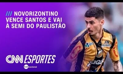 Com falha de Neymar, Novorizontino vira sobre o Santos e avança para as semifinais do Paulistão