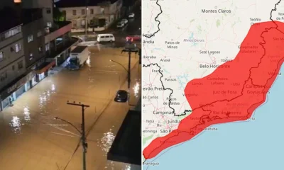 Alerta Vermelho do Inmet: Chuvas Extremas Causam Tragédia em Minas Gerais e Ameaçam Seis Estados Brasileiros