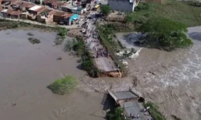 Ponte de Acesso a Calçado Desaba Após Rio Transbordar, Deixando Município Pernambucano Ilhado