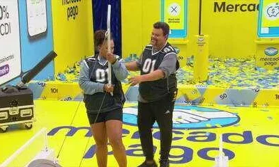 BBB 26: Babu Santana e Solange Couto são eliminados da Prova do Líder após mais de 3 horas de resistência