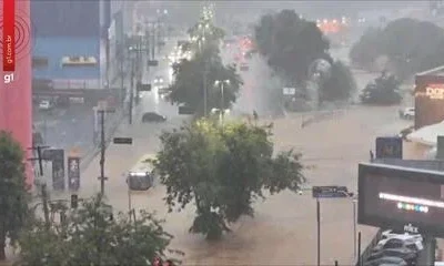 Chuva torrencial em Sorocaba: Alagamentos, queda de muro escolar e interdição de vias marcam sábado de temporal