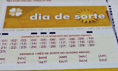 Dia de Sorte Concurso 1165: Números Sorteados Sábado, 17/01, e Premiação de R$ 1,5 Milhão