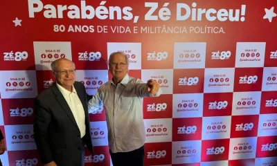 Festa de 80 anos de José Dirceu reúne ministros de Lula, aliados do Centrão e advogado de Daniel Vorcaro em Brasília