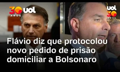 Flávio Bolsonaro se reúne com Alexandre de Moraes para pedir prisão domiciliar do ex-presidente
