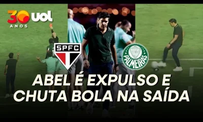 Árbitro Anderson Daronco detalha expulsão de Abel Ferreira e relata ofensa: 'seu cagão' em súmula