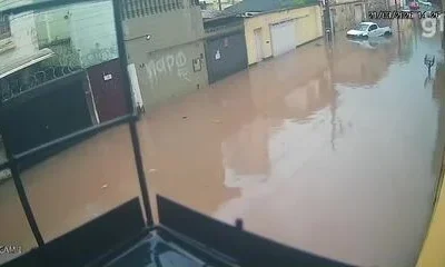 Temporal em BH: Vídeo revela ascensão rápida de enxurrada e causa morte de mulher