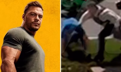 Alan Ritchson, astro de 'Reacher' e 'Velozes e Furiosos', é flagrado em vídeo agredindo vizinho nos EUA com crianças presentes
