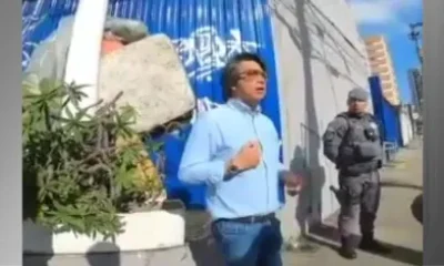 Senador Alexandre Giordano é filmado confrontando PMs durante abordagem em SP por dirigir sem placa e com giroflex