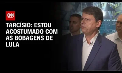 Tarcísio de Freitas rebate críticas de Lula e diz estar "acostumado às bobagens" do presidente