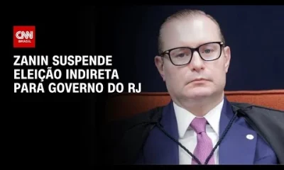 STF suspende eleição indireta para governo do Rio e mantém presidente do TJ no cargo