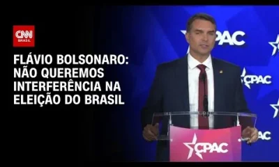 Flávio Bolsonaro na CPAC: Pede pressão diplomática por eleições livres e alerta contra interferência dos EUA