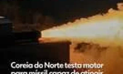 Coreia do Norte avança em motor de míssil para atingir EUA, Kim Jong-un celebra avanço estratégico