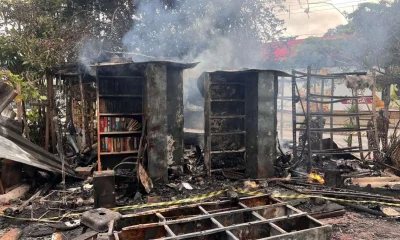 Biblioteca a céu aberto em BH sofre incêndio; causas e suspeitos ainda são desconhecidos
