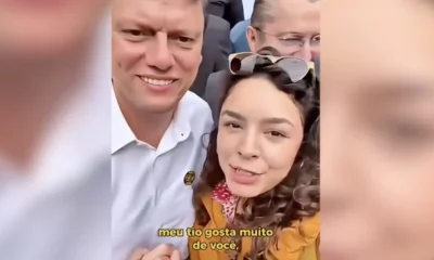 Vídeo: Secretária Nacional de Juventude do PT, Julia Köpf, provoca Tarcísio de Freitas sobre Haddad em SP