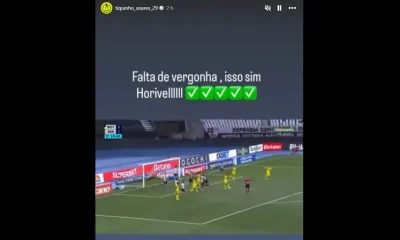 Tiquinho Soares explode contra arbitragem após gol anulado em derrota do Mirassol para o Botafogo